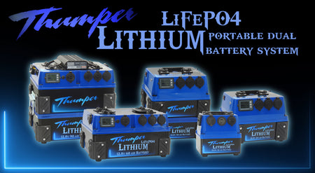 Battery Pack - Portable Dual Battery | LITHIUM Thumper