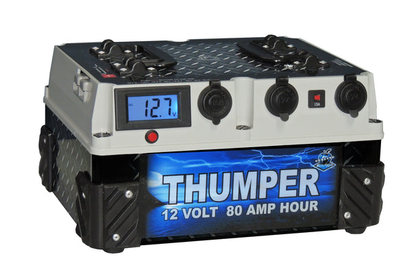 Fridge battery Thumper dual battery system