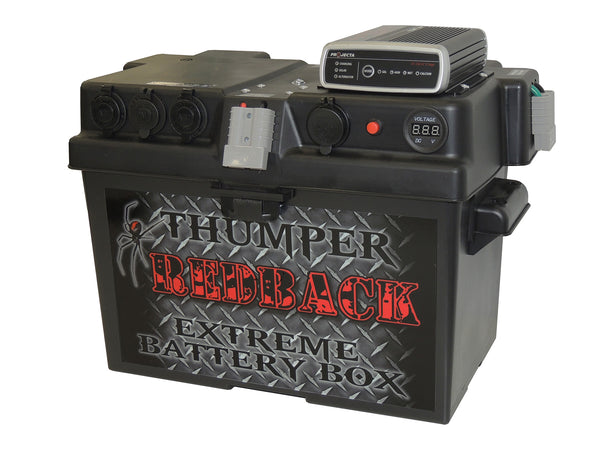 The Best Battery box - Australian MADE Thumper with DC charger