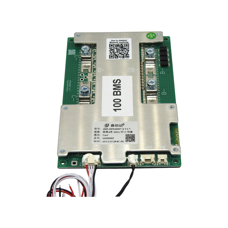 Replacement 4S 12V 100A BMS board with Bluetooth and Balance