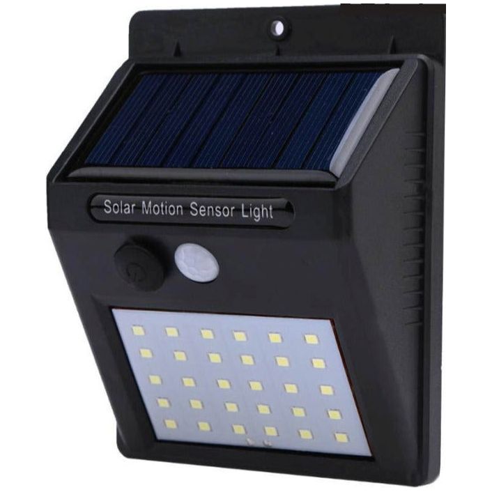 LED Solar Sensor Wall Light 30LEDs PIR + CDS Motion | SSL - Home of 12 Volt Online