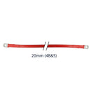 Battery link cables 20mm 4B&S 4AWG RED with 8mm eyelets