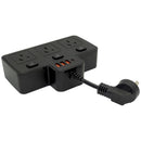 240 Volt AC power board three outlet switches and USB outlet