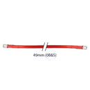 Battery link cables 49mm 0B&S 0AWG RED with 8mm eyelets