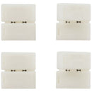 2 Pin LED Strip Connector Straight Joiner - 4 Pack | ZD0644