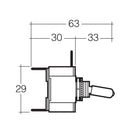 Narva Off/On Toggle Switch with Amber LED | 60285BL - Home of 12 Volt Online