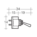 Narva Micro Off/On Toggle Switch | 60290BL - Home of 12 Volt Online