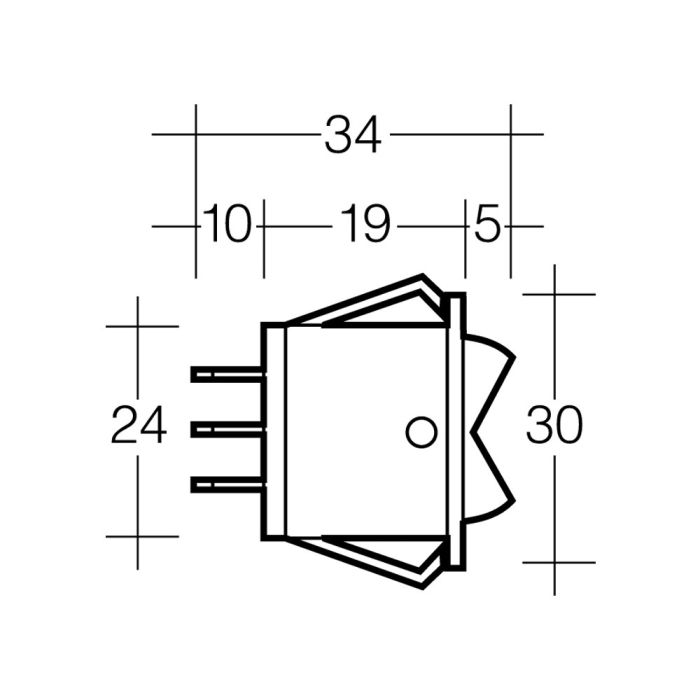 Narva On/Off/On Rocker Switch | 62011BL - Home of 12 Volt Online