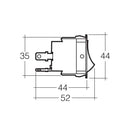 Narva Off/On Heavy-Duty Rocker Switch | 63040BL - Home of 12 Volt Online