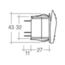 12 Volt Illuminated Off/On Sealed Rocker Switch W "Fog Lights"" Symbol (Blue)" | 63134BL - Home of 12 Volt Online