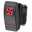 Narva 12/24V Off/On LED Illuminated Sealed Rocker Switch (Red) | 63158BL - Home of 12 Volt Online