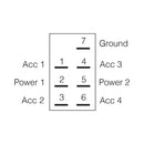 Narva 12/24V Momentary (On)/Off/Momentary (On) LED Sealed Rocker Switch (Red) | 63172BL - Home of 12 Volt Online