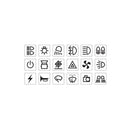 Narva 4WD Black Transport Sticker Set | 63177BL