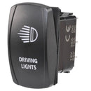 Narva 12/24V Off/On LED Illuminated Sealed Rocker Switch "Driving Lights" Symbol (Blue) | 63220BL - Home of 12 Volt Online