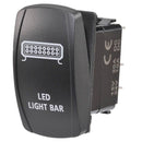 Narva 12/24V Off/On LED Illuminated Sealed Rocker Switch "LED Light Bar" Symbol (Blue) | 63224BL - Home of 12 Volt Online