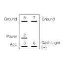Narva 12/24V Off/On LED Illuminated Sealed Rocker Switch "Roof Lights" Symbol (Blue) | 63226BL - Home of 12 Volt Online