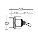 Narva Off/On Metal Toggle Switch with Off/On Tab | 60060BL - Home of 12 Volt Online