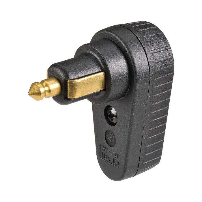 Narva Thermoplastic Right Angle Merit Plug | 82107BL - Home of 12 Volt Online