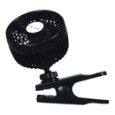Black 12 Volt Single Clip on Fan | 3096 - Home of 12 Volt Online
