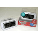 LCD Alarm Clock WHITE or BLACK
