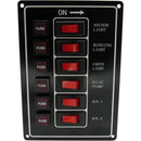 6 Gang Vertical Switch Panel Marine Boating | 3130 - Home of 12 Volt Online