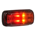Narva 9–33 Volt LED Side Marker Lamp (RED/AMBER) W Black Deflector Base, 0.5M CABLE | 96402