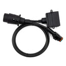 Elecbrakes Plug + Play Adaptor 7Pin Large Round - 7Pin Flat | A7LR-7 - Home of 12 Volt Online