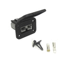 50 Amp Anderson Flush mount holder with flip lid - Includes 50 Amp Anderson style connector | 50ML-BLK-A - Home of 12 Volt Online
