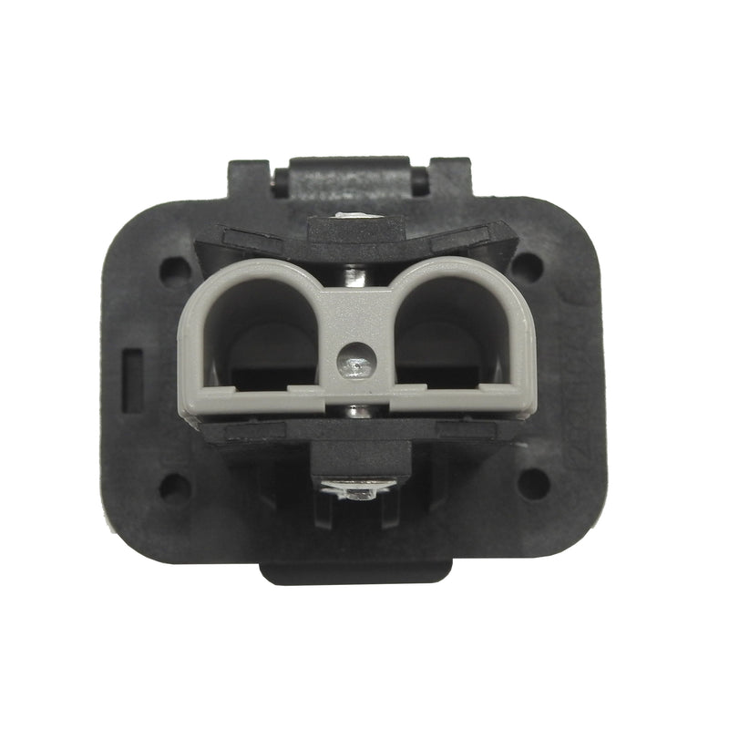 50 Amp Anderson Flush mount holder with flip lid - Includes 50 Amp Anderson style connector | 50ML-BLK-A - Home of 12 Volt Online