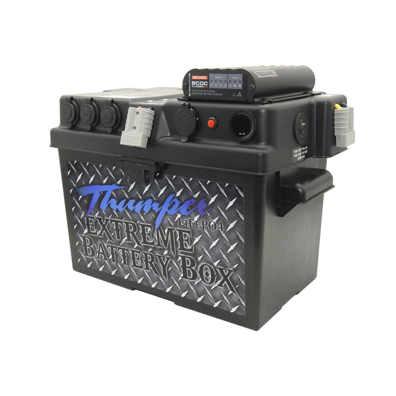 Thumper REDARC DC Battery Box 'Classic' model | Multi-Chemistry