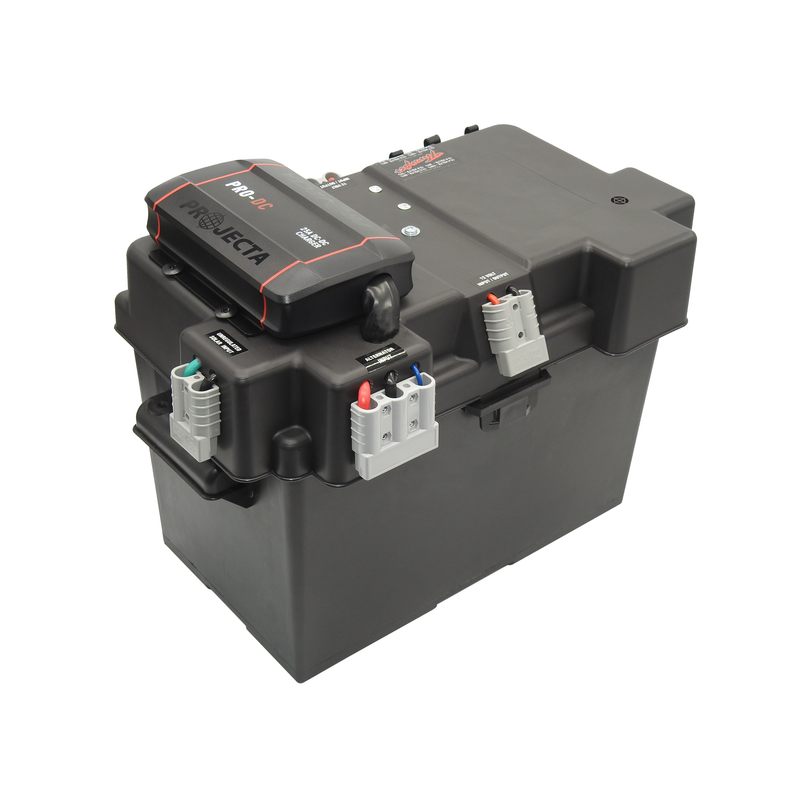 Thumper Lithium 100 AH LiFePO4 Battery TLS-100 + Thumper Battery Box PDC