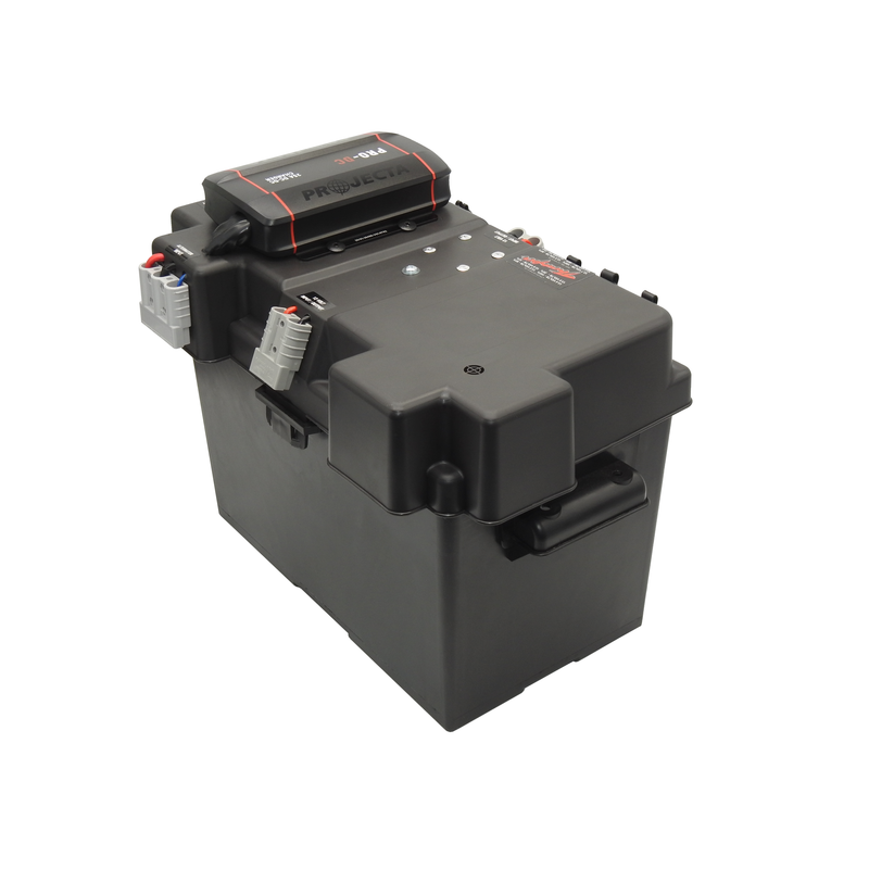 Thumper Lithium 100 AH LiFePO4 Battery TLS-100 + Thumper Battery Box PDC