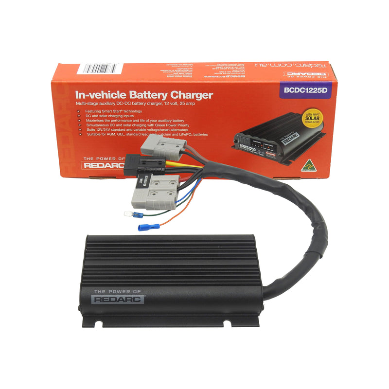 RedArc DC to Dc Battery Charger 25 Amp | BCDC1225D Quick Connect version - Home of 12 Volt Online