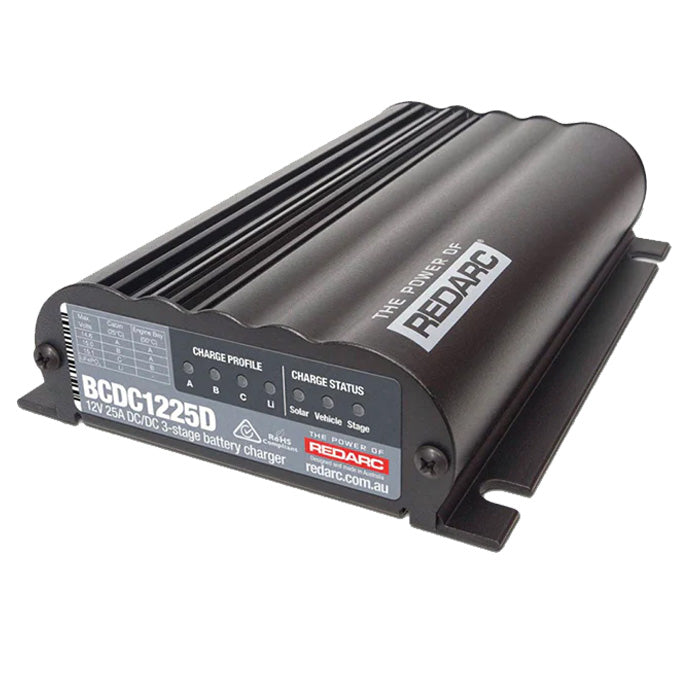 RedArc DC to Dc Battery Charger 25 Amp | In Vehicle & Solar charge BCDC1225D - Home of 12 Volt Online