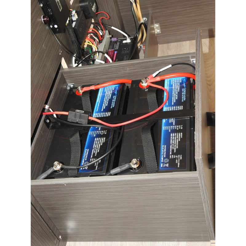 Thumper Lithium batteries installed in Caravan system
