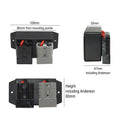 Anderson control junction box with 2 x Genuine 50 Amp Anderson. Ideal for DC Charger connection