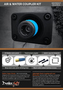 Duskie Water Panel & Coupler Kit for 12mm Hose