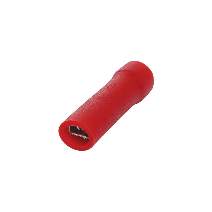 Red 4.8mm Female Spade Crimp Pk 100 | H1992B - Home of 12 Volt Online