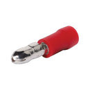 Red 4mm Male Bullet Crimp Pk 100 | H2152B - Home of 12 Volt Online