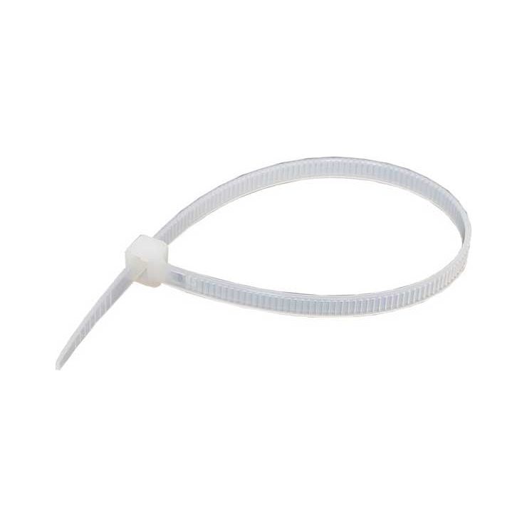 200mm x 4.6mm Nylon Cable Ties White Pk 100 | H4022A - Home of 12 Volt Online