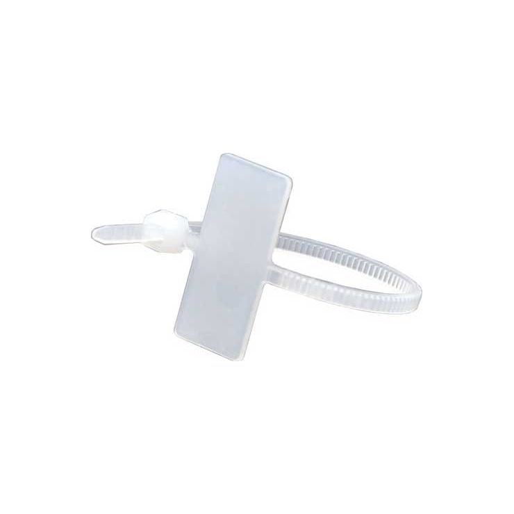 100mm x 2.5mm Marker Nylon Cable Ties White Pk 100 | H4043A - Home of 12 Volt Online