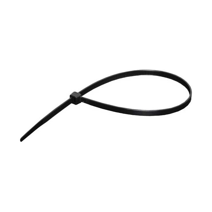 280mm x 4.6mm UV Resistant Nylon Cable Ties Black Pk 100 | H4062A - Home of 12 Volt Online