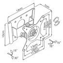 TV Wall Bracket LCD Black With Balljoint | H8185