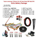 Dual Battery Package Tray SBI12 cables and more | Toyota Landcruiser 70 Series 4.5Lt V8 Turbo Diesel 2007-Sept 2016 | HDBT100 - Home of 12 Volt Online