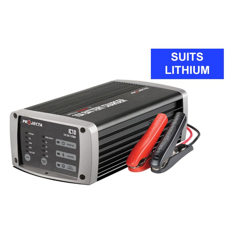 Projecta Intelli-Charge 240V Multi-chemistry Battery Charger 10A