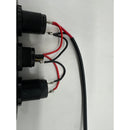 Accessory Plate - 3 gang - PRE-WIRED Sockets