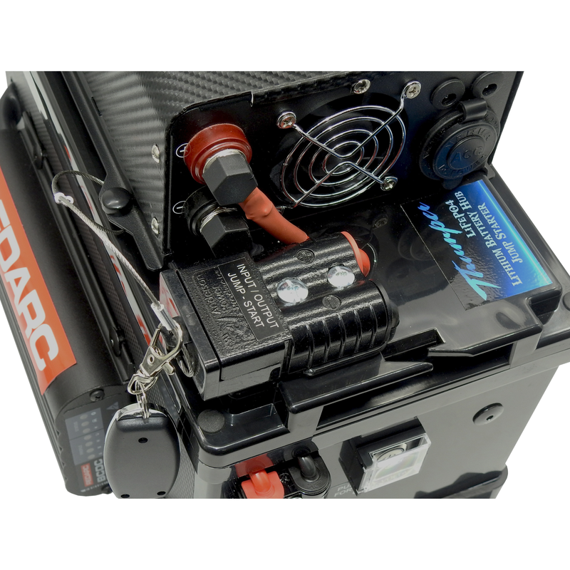 Thumper Battery Hub Getaway Plus 120 AH All in one Inverter Pack 40A DC Jump Start