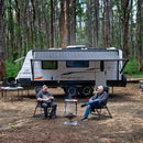 Luxury Awnings 1050W or 850W Flexible Solar Awning 16ft or 12ft / Black or Silver