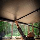 Luxury Awnings 1050W or 850W Flexible Solar Awning 16ft or 12ft / Black or Silver