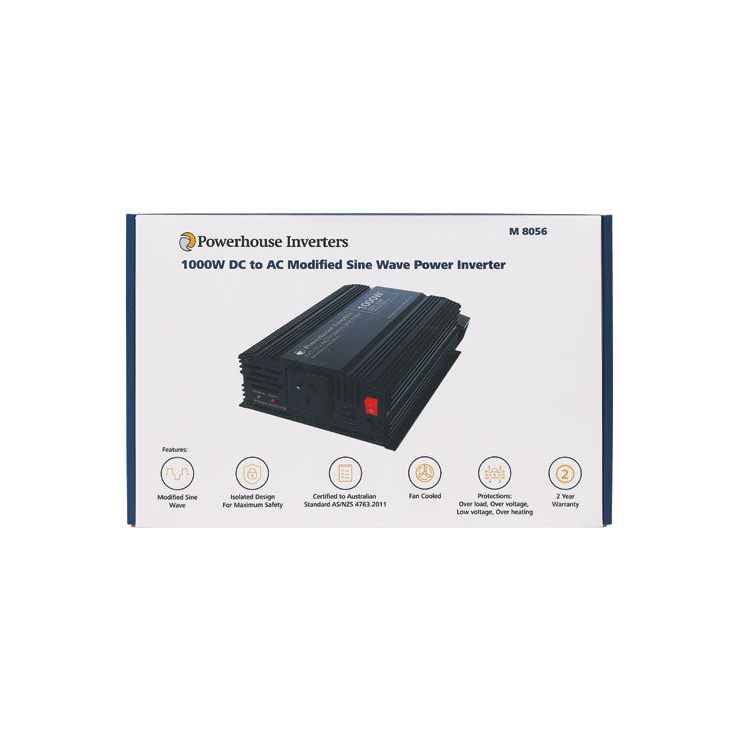 1000W 12V DC To AC MODIFIED SINE Wave Power Inverter | M8056 - Home of 12 Volt Online